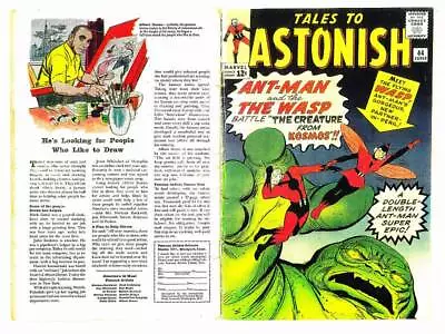 Buy Facsimile Reprint Covers Only To TALES TO ASTONISH #44 - 1963 Ant Man & Wasp • 19.77£
