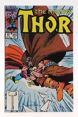 Buy Thor (1966) #355 Signed Sal Buscema 1st Page Buri Walt Simonson Cover & Story VF • 19.19£