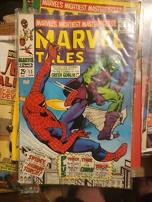 Buy Marvel Tales #12 Spider-Man Green Goblin Thor Wasp Human Torch Jan. 1968 Comic • 80.04£