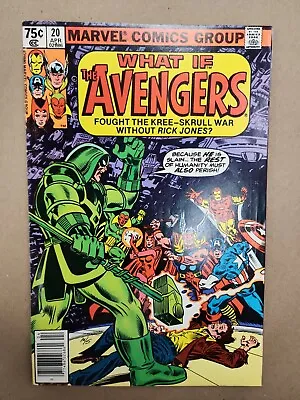 Buy What If 20 Vf- Higher Grade Avengers Thor Captain America Marvel Bronze. J5 • 11.85£