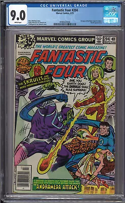 Buy Fantastic Four #204 - CGC 9.0 - 1st App. Of The Nova Corps In Cameo • 39.97£
