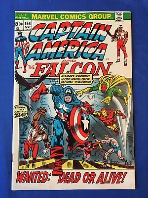 Buy Captain America #154 VFN (8.0) MARVEL ( Vol 1 1972) 1st App Nomad (C) • 35£