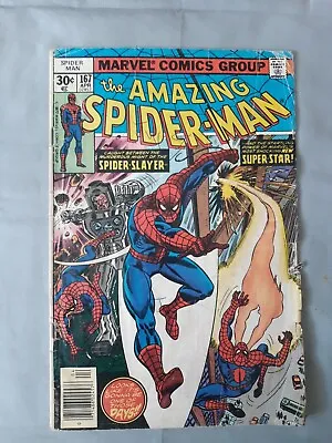 Buy The Amazing Spider-man 167 Marvel 1977 • 7.12£