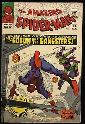 Buy Amazing Spider-Man #23 FN- 5.5 3rd Appearance Green Goblin! Marvel 1965 • 147.79£