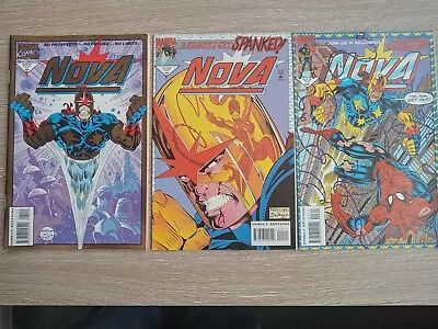 Buy Marvel Comics Nova #1-3 (1994) High Grade Spiderman • 10£
