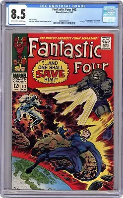 Buy Fantastic Four #62 CGC 8.5 1967 4004995011 • 143.91£