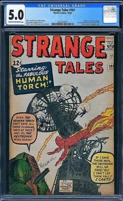 Buy Strange Tales #101 (Marvel, 1962) CGC 5.0 • 439.74£