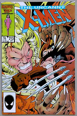 Buy Uncanny X-Men #213 Vol 1 - Marvel Comics - Chris Claremont - Alan Davis • 29.95£