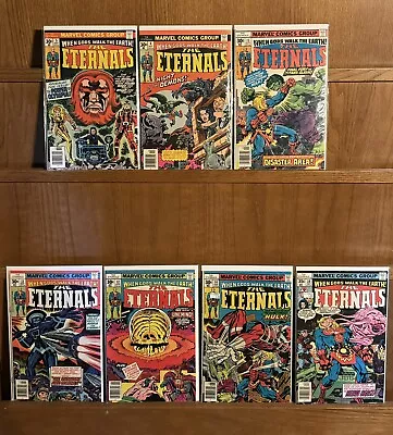 Buy The Eternals #4, 5, 11, 12, 14, 18 Marvel Comics 1976 1st App. Of Ziran & Tiamut • 38.42£
