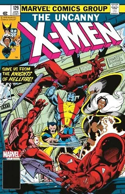 Buy Uncanny X-Men #129 (RARE Facsimile Edition, Marvel Comics) 1st White Queen • 9.99£