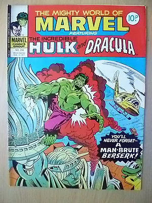 Buy Comic- MARVEL Featuring INCREDIBLE HULK & DRACULA , No.254, 10 Aug 1977 • 9.99£