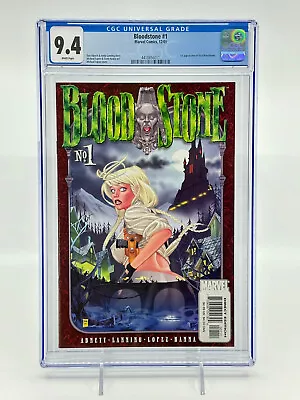 Buy Bloodstone #1 CGC 9.4 White Pages 1st Appearance Of Elsa Bloodstone 2001 • 107.93£