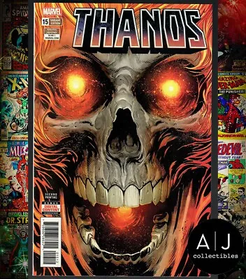 Buy Thanos #15 NM- 9.2 2nd Print Geoff Shaw Variant Cosmic Ghost Rider Fallen One • 6.44£