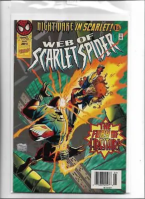 Buy WEB OF SCARLET SPIDER #3 1995 NEAR MINT 9.4 3793 FIRESTAR Newsstand • 7.12£