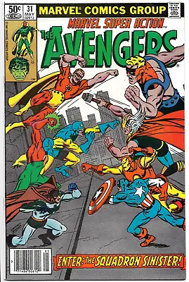 Buy Marvel Super Action #31  When Strikes The Squadron Sinister!  1981 Marvel Comics • 4.35£