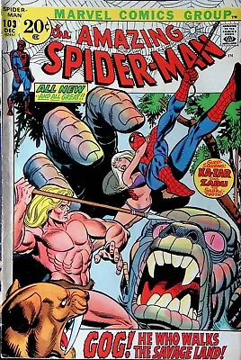 Buy Amazing Spider-Man #103 (vol 1), Dec 1971 - VG/FN - Marvel Comics • 20.51£