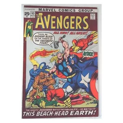 Buy Avengers (1963 Series) #93 In Fine + Condition. Marvel Comics [f` • 92.92£