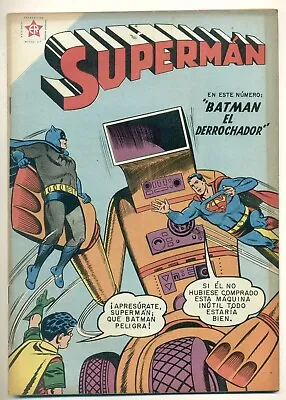 Buy SUPERMAN #208 Batman El Derrochador, Novaro Comic 1959 • 79.43£