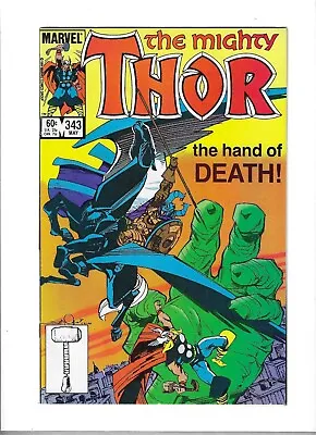 Buy The Mighty Thor #343 Direct Edition 1984 Marvel Comics VF Key Death Of Fafnir • 3.43£