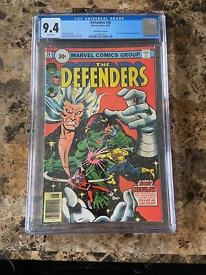 Buy Defenders #38, CGC 9.4 NM, 30 Cent Price Variant, Doctor Strange, Luke Cage • 174.15£