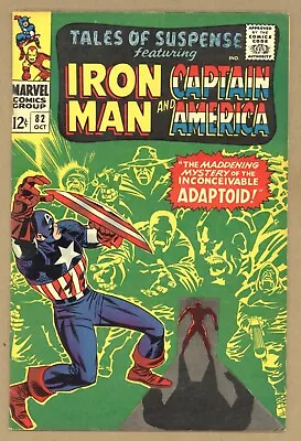 Buy Tales Of Suspense 82 VF Kirby Colan 1st ADAPTOID Capt America Iron Man 1966 T446 • 59.30£