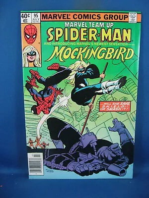 Buy Marvel Teamup 95 Spiderman Mockingbird Vf+  Marvel 1980 • 40.16£