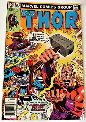 Buy The Mighty THOR #286 (1st App Metabo & Dragona) (1979, Marvel Comics) G+ • 3.95£
