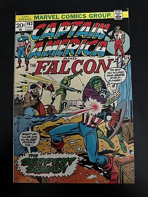 Buy Captain America #163 (1973) With The Falcon Vs The Serpent Squad • 19.76£