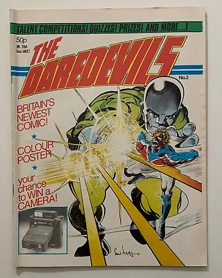 Buy Daredevils #2 Captain Britain. Alan Moore, Alan Davis. RARE Marvel UK 1983 FN/VF • 49£