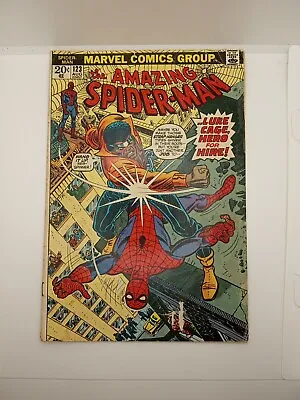 Buy Amazing Spider-Man #123  (Marvel 1973) Battles LUKE CAGE Funeral GWEN STACY • 19.77£