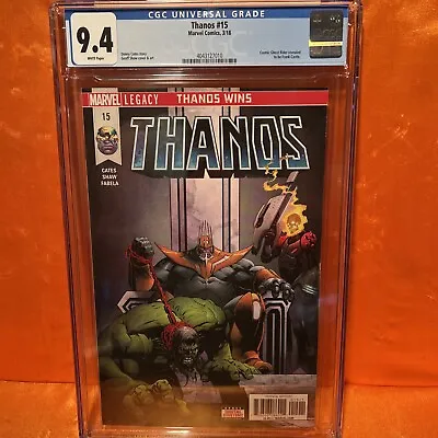Buy Thanos 15 CGC 9.4 Cates Frank Castle Revealed Cosmic Ghost Rider 3/18 • 43.36£