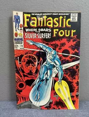 Buy Fantastic Four Volume 1 No72 March 1968 Silver Surfer Stan Lee/Jack Kirby Marvel • 39.71£