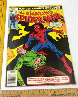 Buy The Amazing Spider-Man #176 F+ Comic Book 1970s Punisher App Hitman • 15.23£