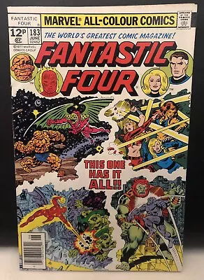 Buy Fantastic Four #183 Comic Marvel Comics Bronze Age • 4.85£