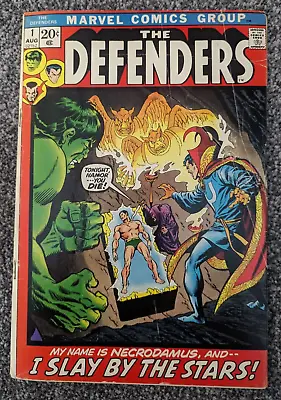 Buy The Defenders 1. Marvel Comics 1972. 1st Issue. Dr Strange, Hulk, Namor • 49.98£