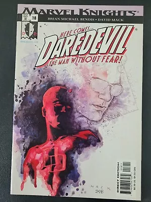 Buy Daredevil #18 (2001) Marvel Knights Comics Brian Bendis! David Mack Cover & Art! • 6.39£