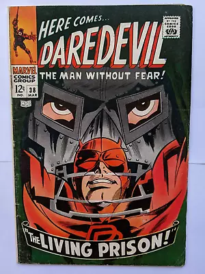 Buy Daredevil #38 (1968) Dr Doom & DD Swap Bodies, FF Appear; Lee & Colan; Solid VG+ • 49.95£