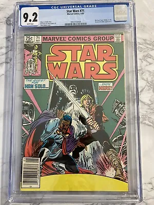 Buy STAR WARS #71 WP- (1983) 1st App Of BOSSK CGC 9. 2  Canadian Price Variant. • 158.46£