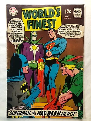 Buy World's Finest Comics 178 Sept 1968 Vintage Silver Age DC Comics Nice Condition • 43.97£