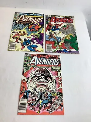 Buy The Avengers #220 June #222 Aug #229 Mar Marvel Comics 1982 • 7.19£
