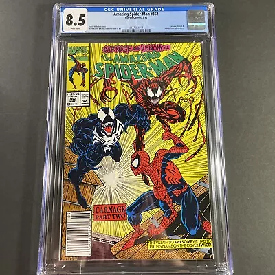 Buy Amazing Spider-Man #362 Marvel Comics 1992 CGC 8.5 Carnage Venom Human Torch App • 43.97£