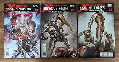 Buy Marvel 'SECOND COMING' Comics Ch 1, 2 & 3 - Uncanny 523 New Mutants 12 X-Men 1 • 5£