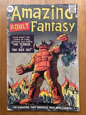 Buy Marvel Amazing Adult Fantasy #9 - Stan Lee/steve Ditko - Gd+ Rare Early Monsters • 85£