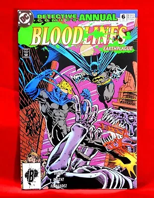 Buy Batman Detective Comics Annual #6 Bloodlines Signed By Artist Jim Balent • 19.95£