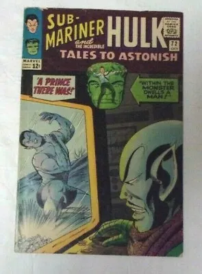 Buy Tales To Astonish 1965 #72 Nice Vg+ Sub-mariner Vs Krang Hulk And The Leader • 19.99£