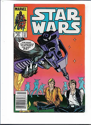 Buy Star Wars#93 Vf 1986 Marvel Bronze Age Comics • 18.71£
