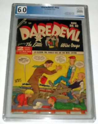Buy Daredevil #92 Lev Gleason 1952 Little Wise Guy Pgx Graded Nm 6.0 • 51.39£