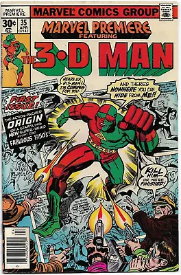 Buy Marvel Premiere#35 Vf/nm 1977 First 3-d Man Bronze Age Comics • 17.75£