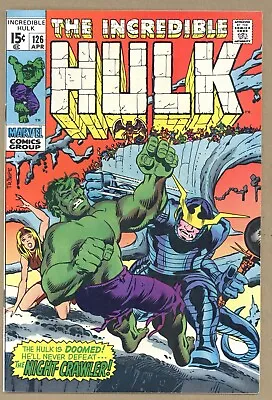 Buy Incredible Hulk 126 VF 1st Barbara Norriss + Night-Crawler! DR STRANGE 1970 V347 • 39.57£
