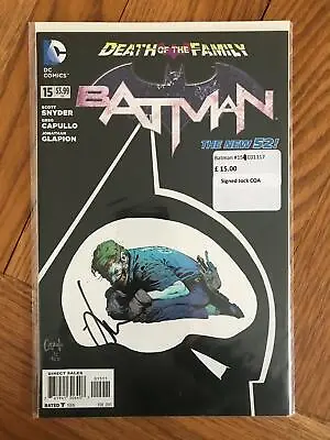 Buy Batman #15 Signed Jock COA • 15£